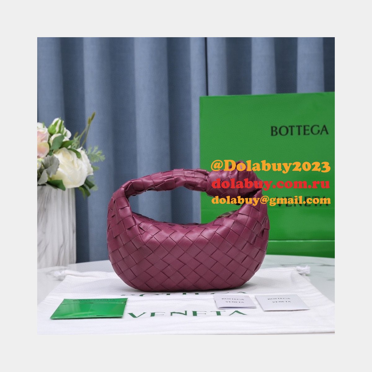 buy first copy replica b0tte*a Ven*ta jodie clutch bag online from china