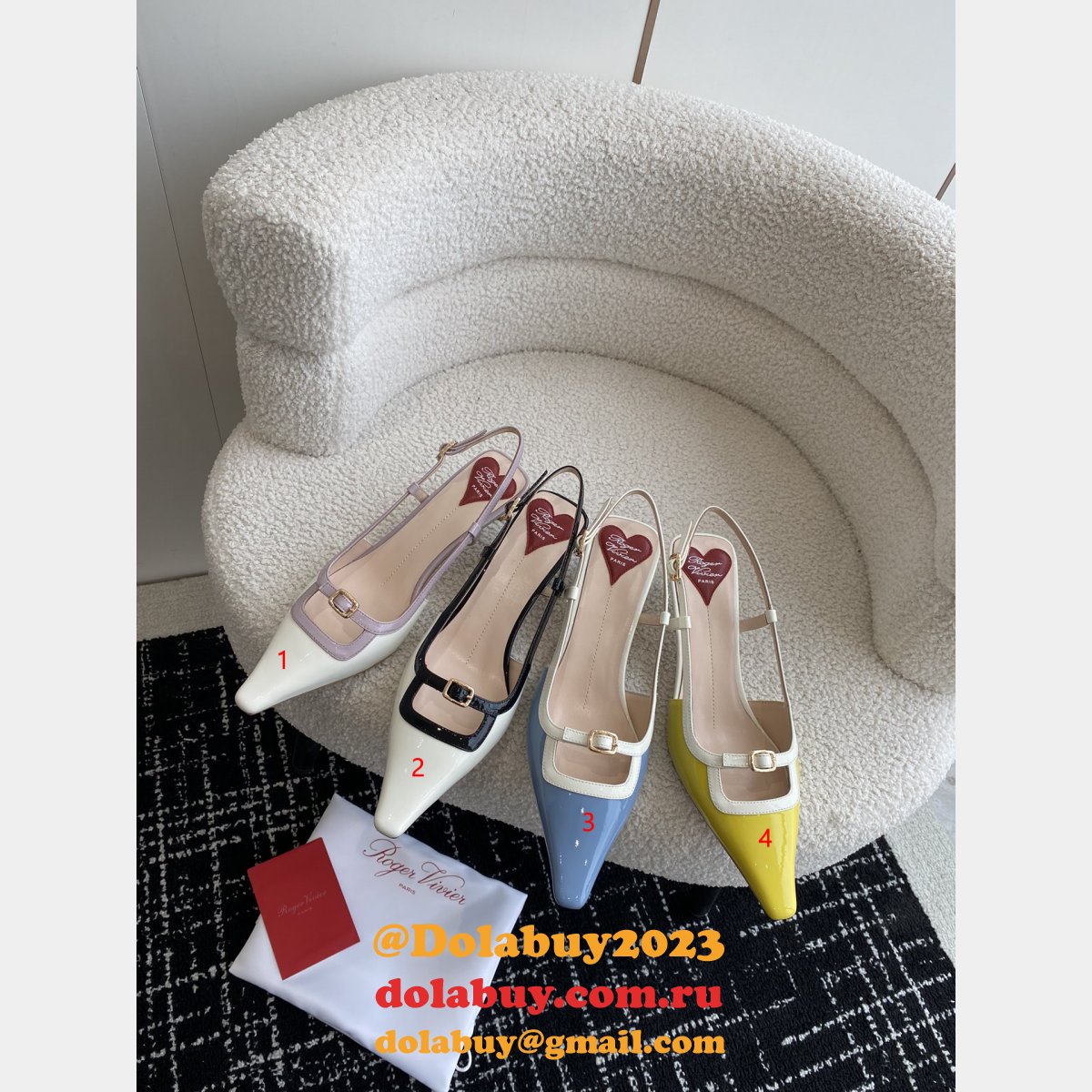 roger u1u1er wholesale slingback heels designer knockoff shoes