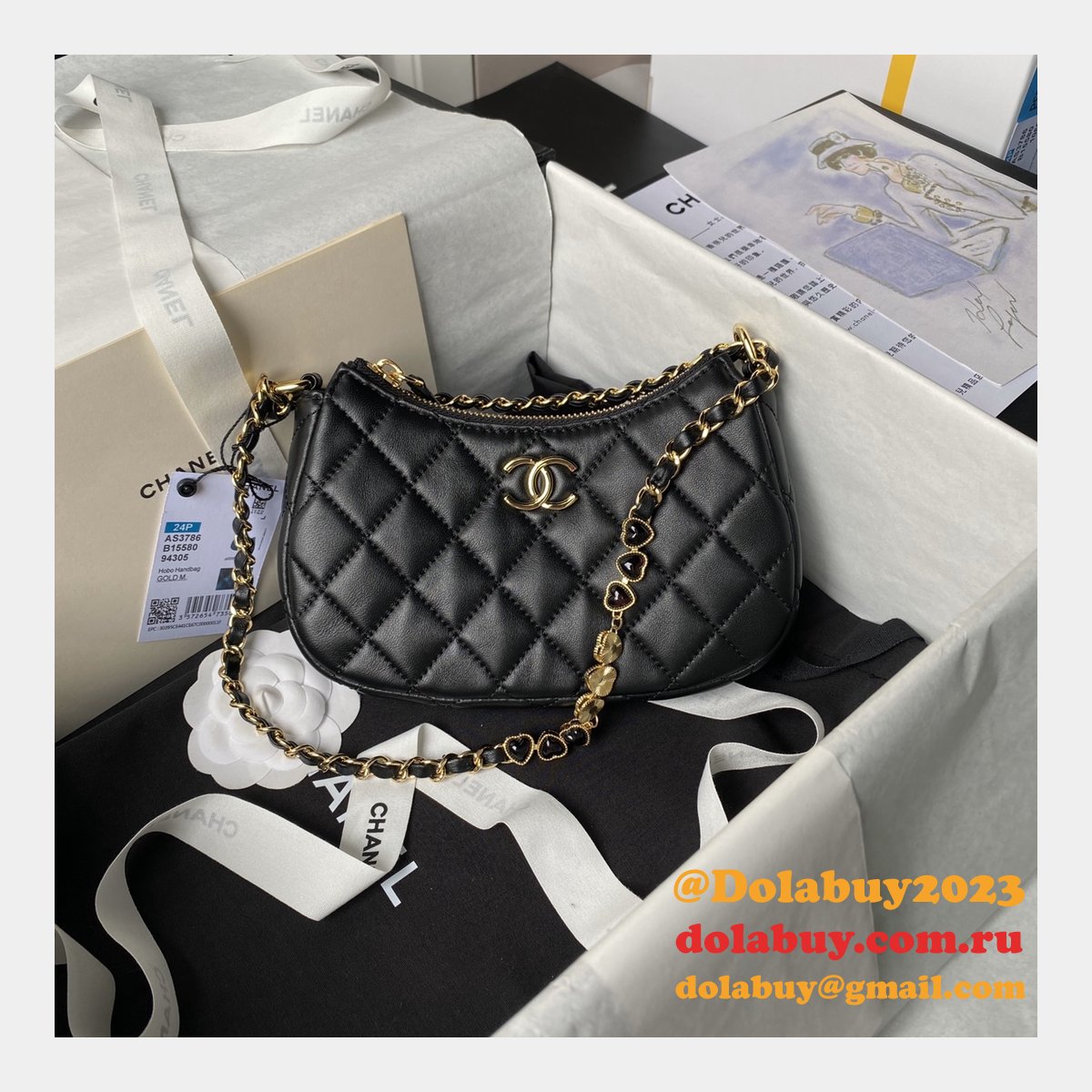 Shopping 1:1 Mirror Chain Shoulder AS3786 Replica Bags