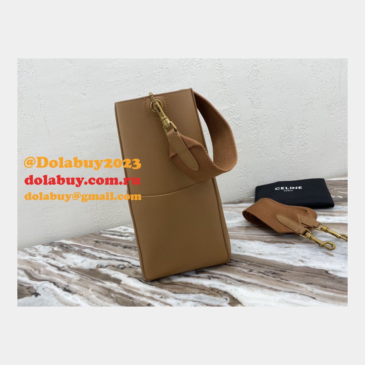 High Quality Celine Bags Sangle Brown Sale