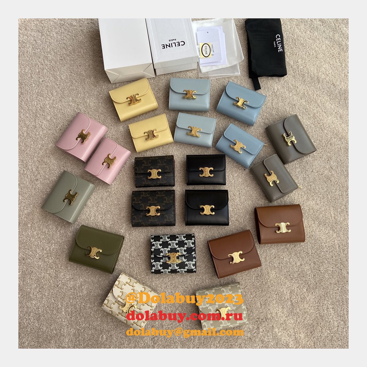 More Best The Replica Celine Wallets Online Store