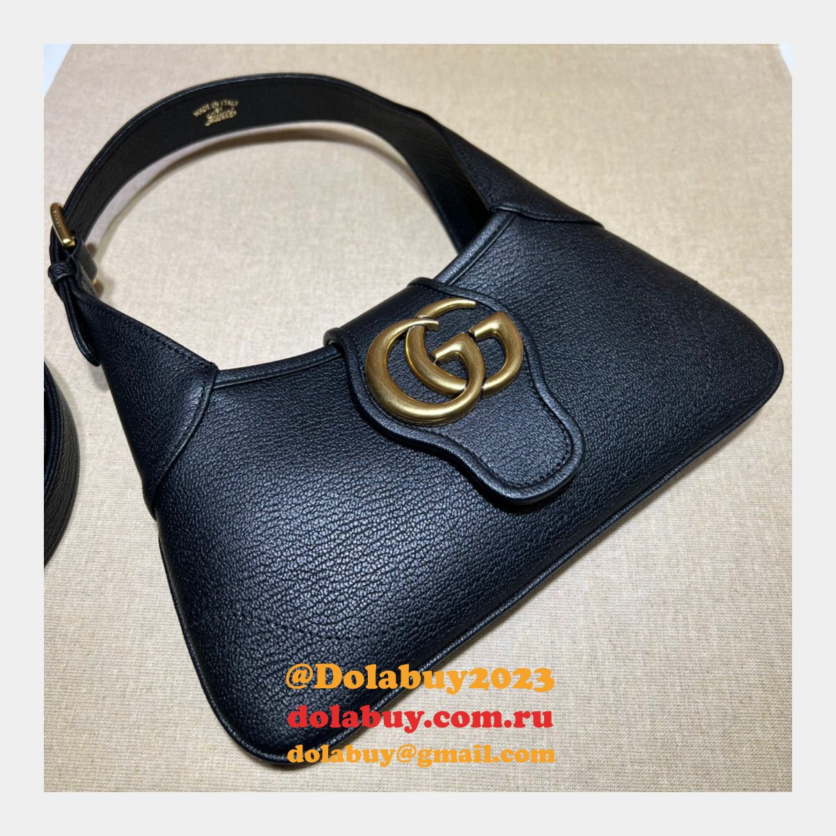 perfect G*u*i designer aphrodite 735106 shoulder half bag