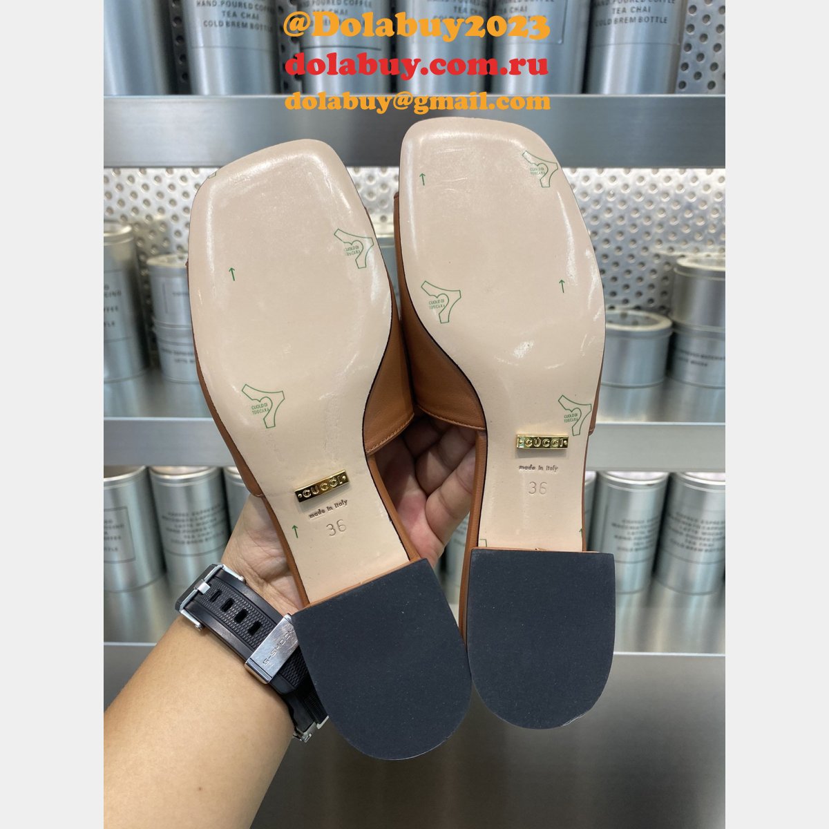 replica G*u*i women slippers