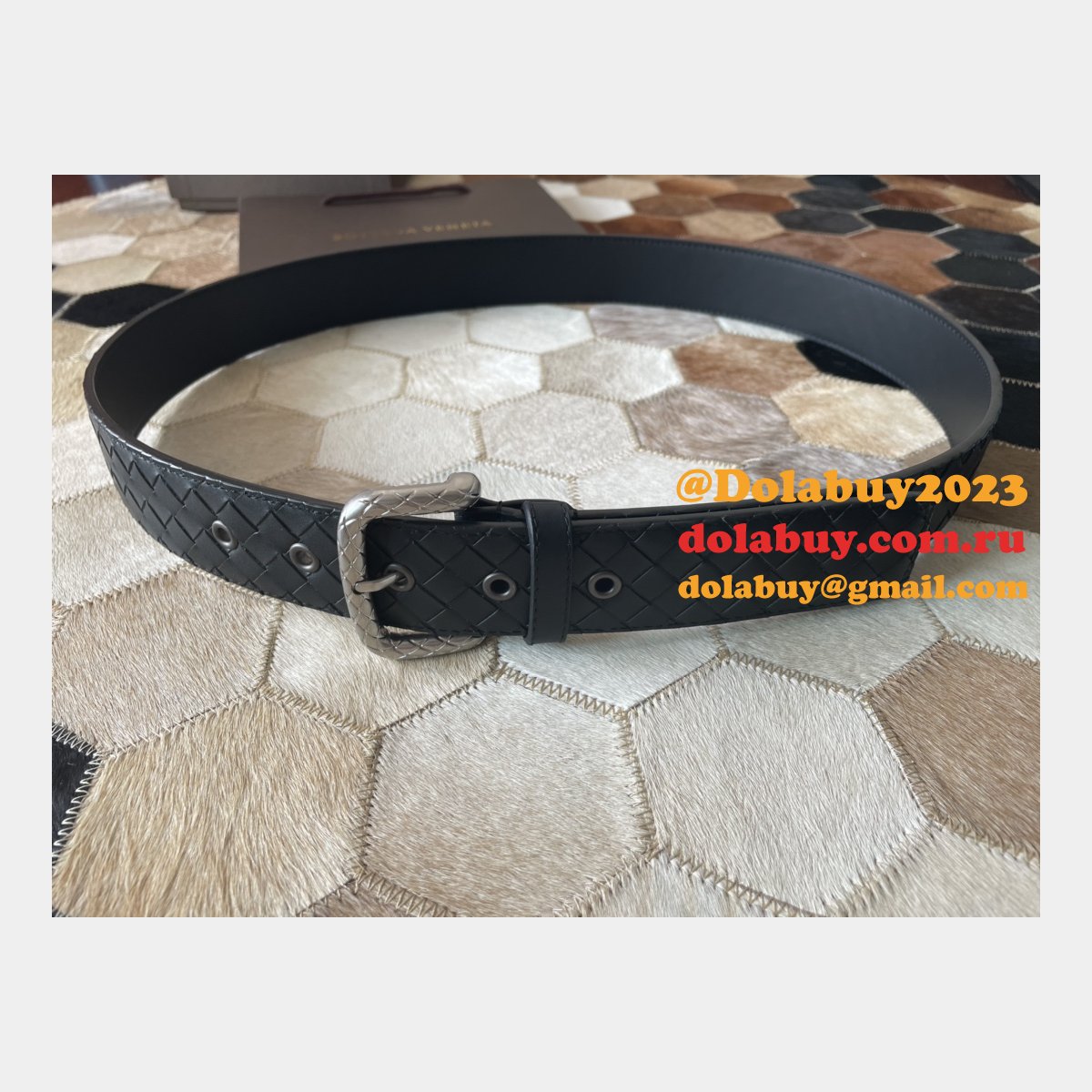 duplicate fashion b0tte*a Ven*ta replica belt 40mm