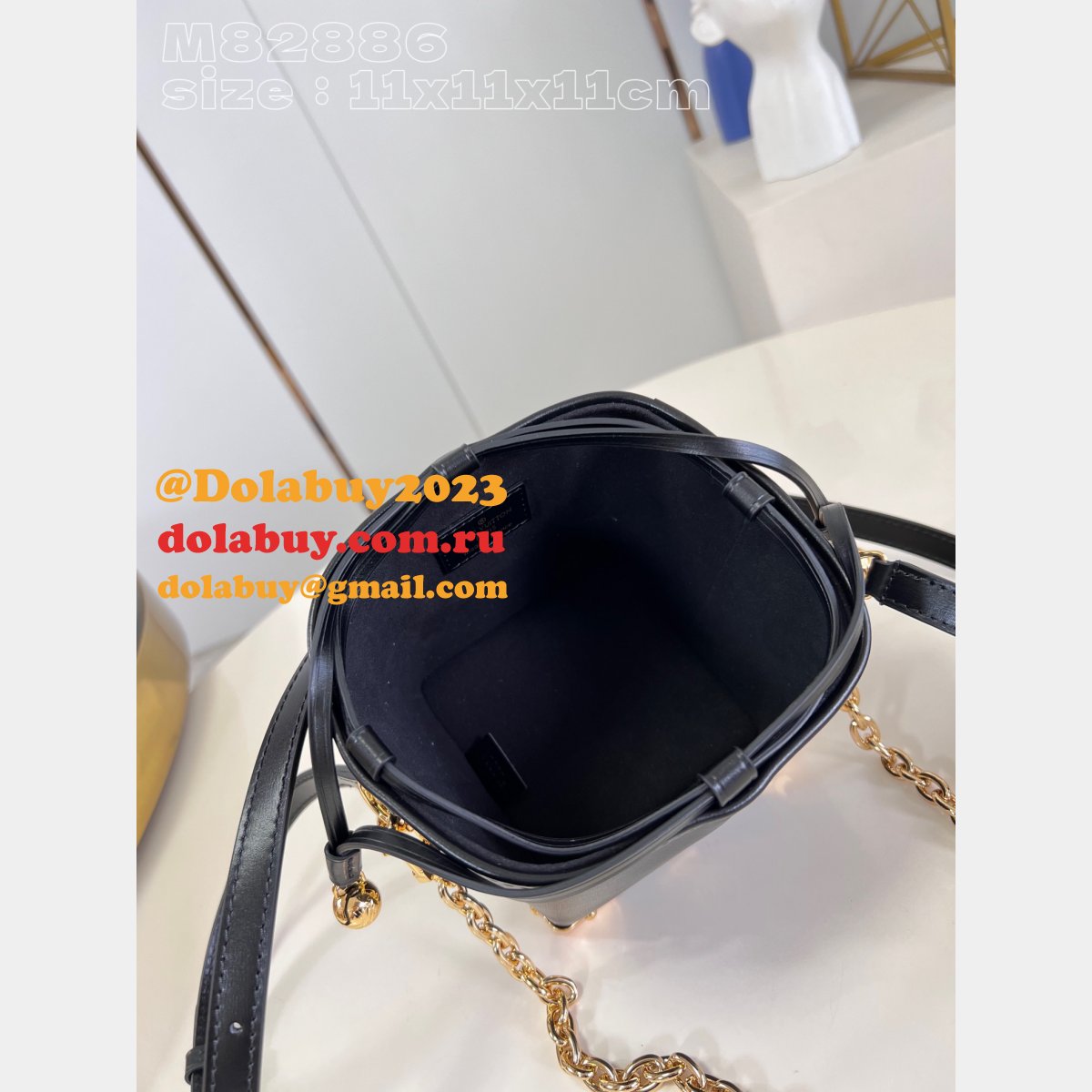 Online Only Top Replica Louis Vuitton NeoNoe M82886 Black Bag