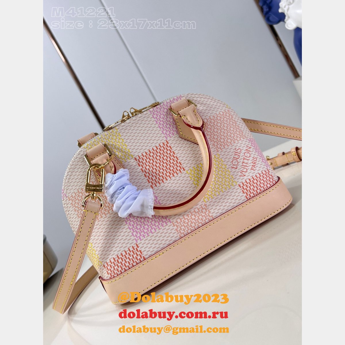 High Quality Alma BB Other Damier Canvas 1:1 Mirror N40516 Louis Vuitton