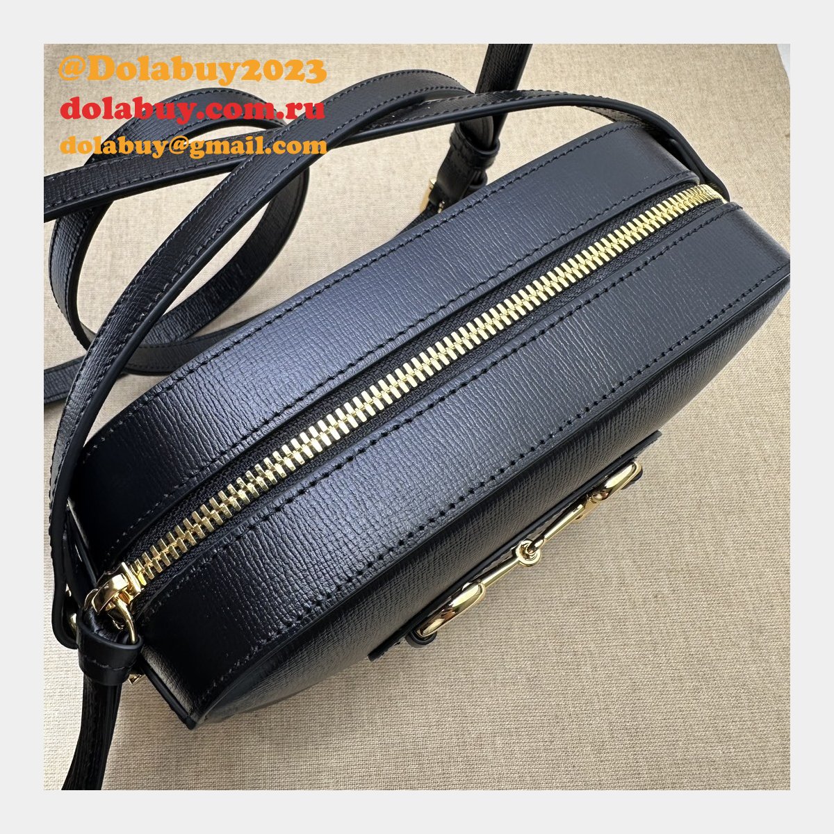 knockoff G*u*i designer horsebit 1955 760196 shoulder bag