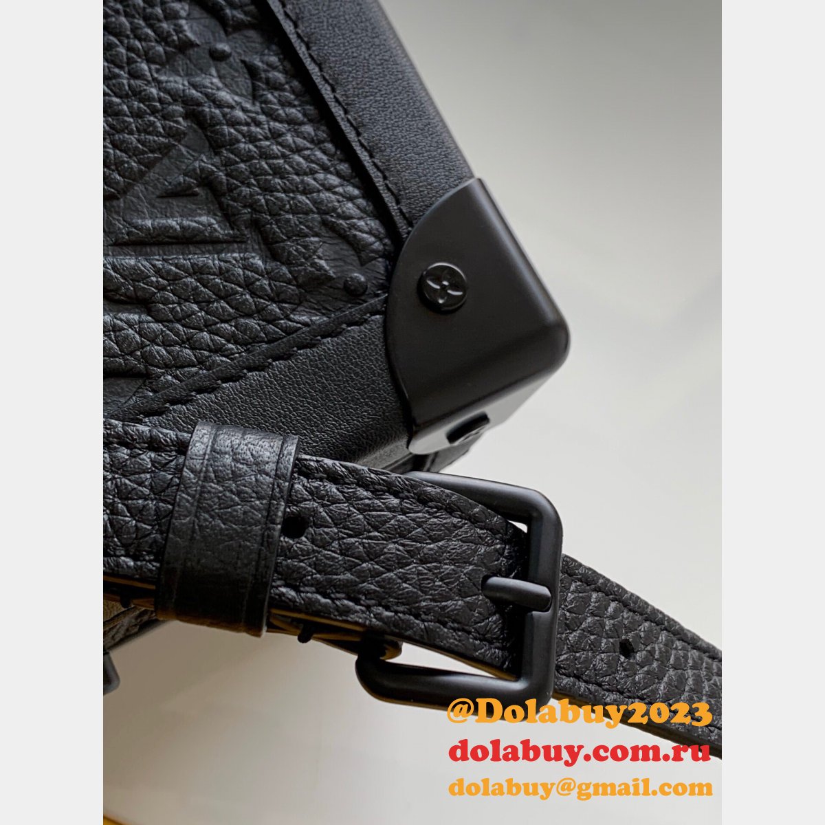 7 Star Louis Vuittons Soft Trunk H25 M55700 Black Bag