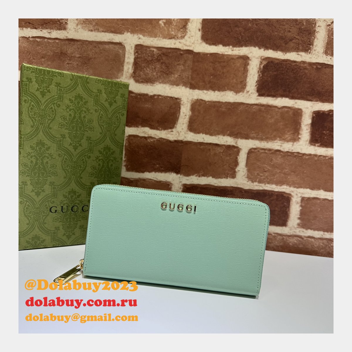 zip around wallet 1:1 mirror G*u*i script 772642 perfect bag