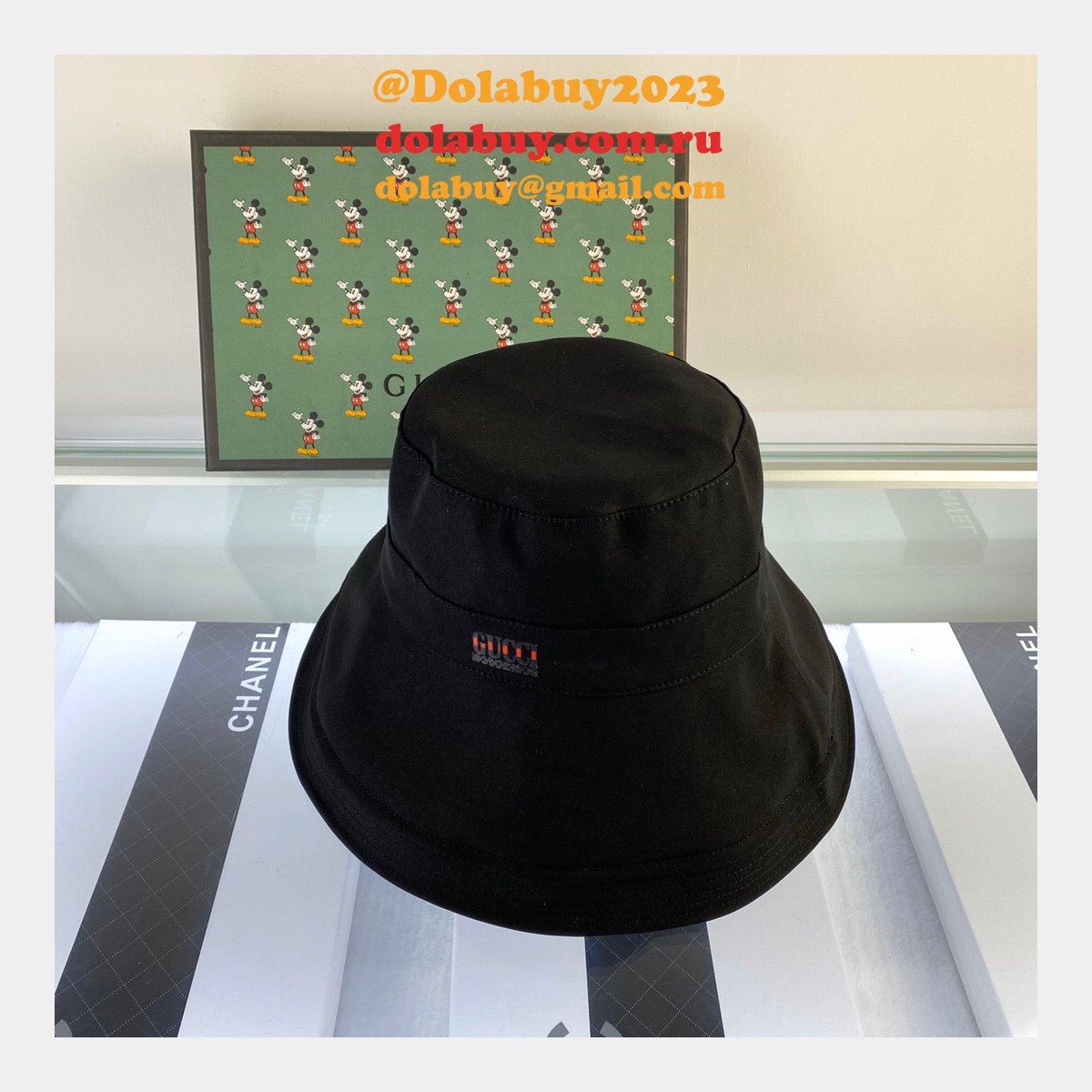 luxury G*u*i foldable simple fisherman hat