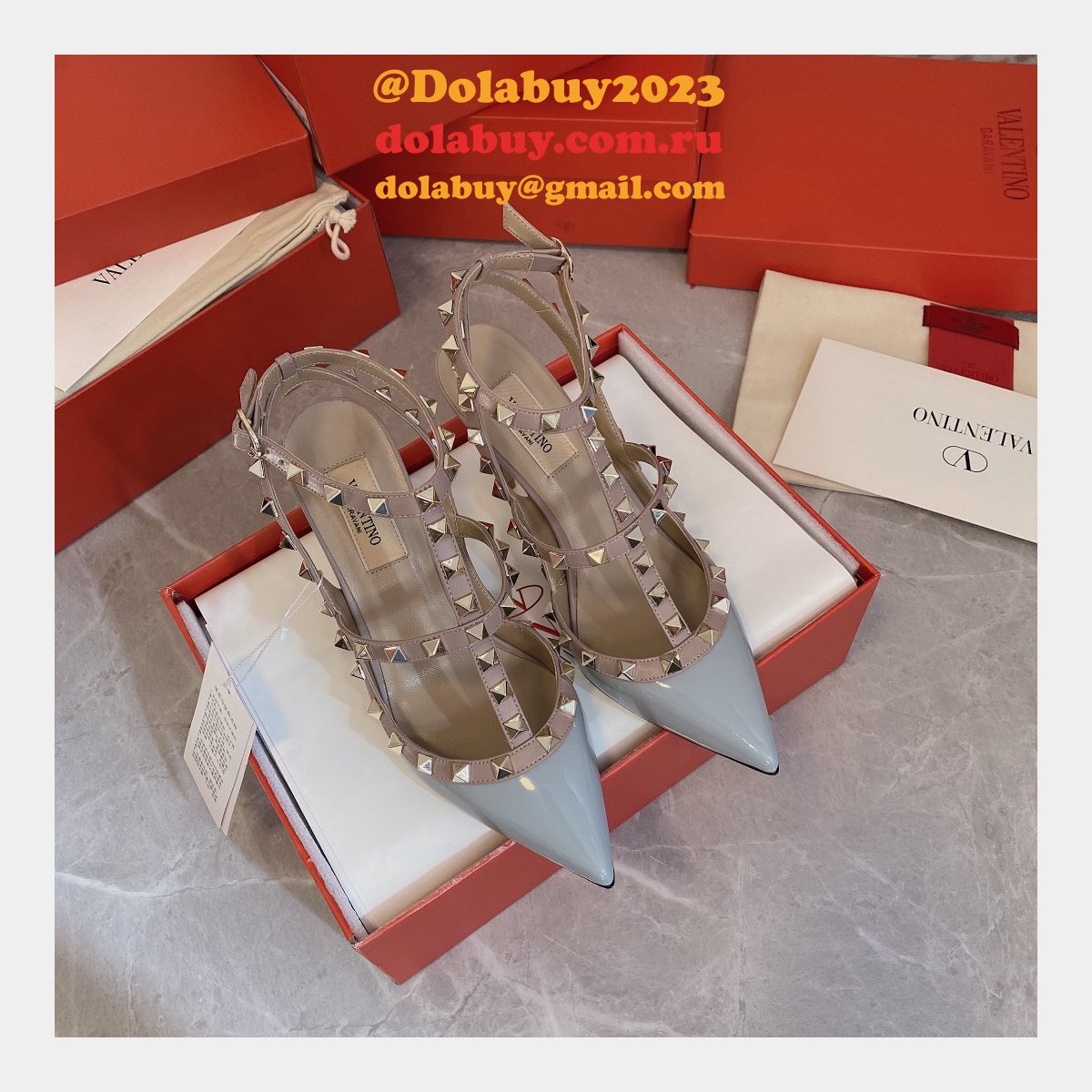 Fashion Valentino high heels Perfect Cheap High End Replica