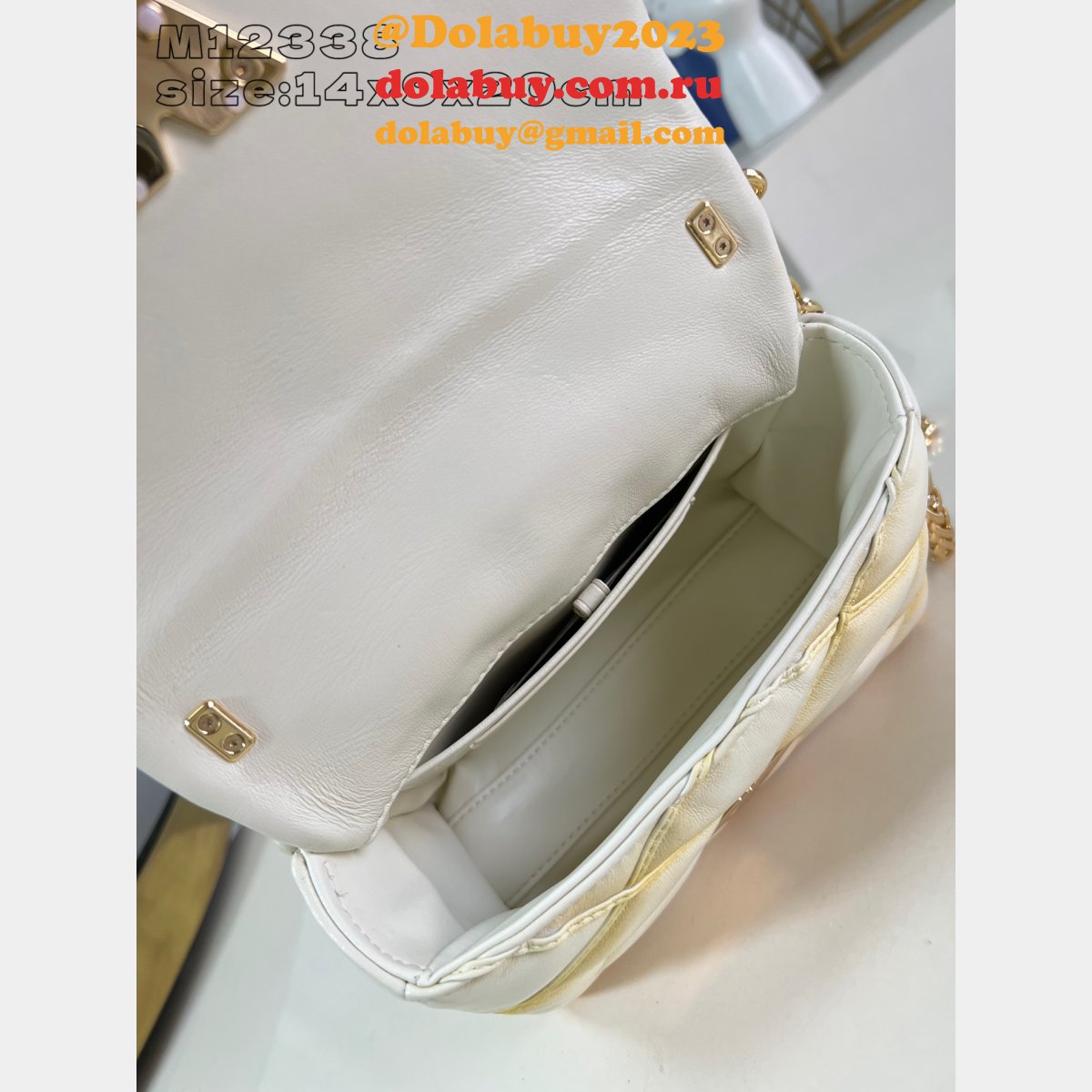 Best AAA+ M12004 Louis Vuitton GO-14 PM 1:1 Mirror Bag