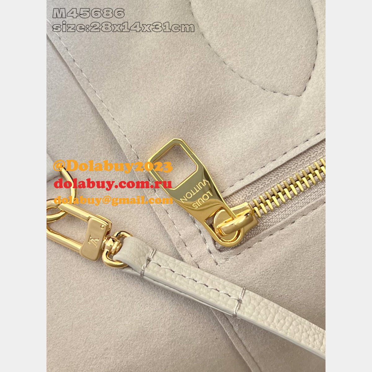 Louis Vuitton Grey Luxury Neverfull MM Tote M45686 Replica Bag