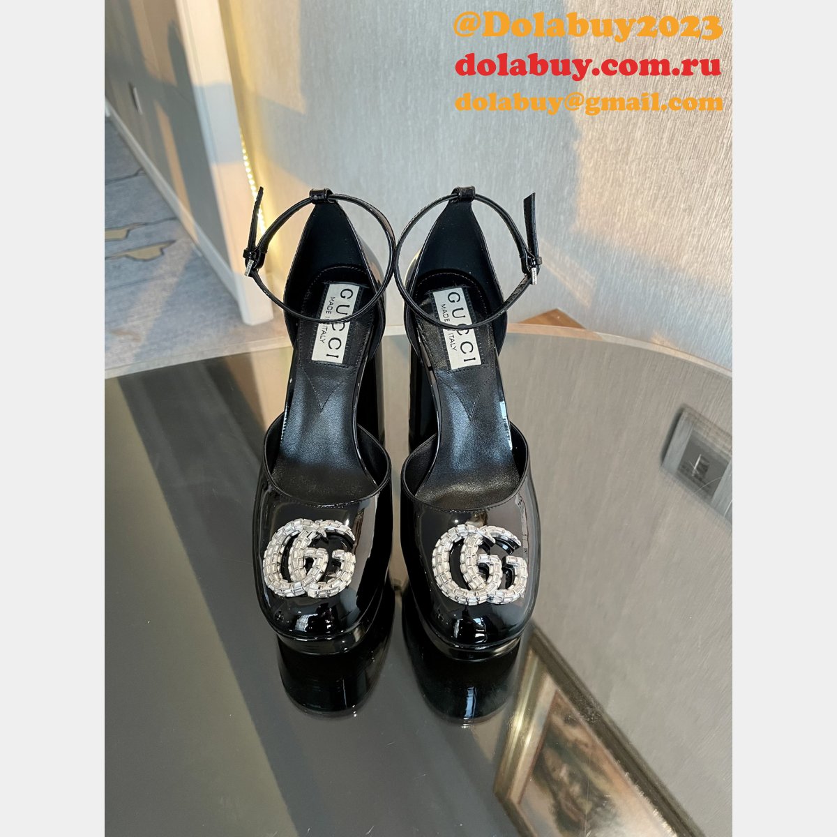 high quality G*u*i high plat form fashion perfect shoes