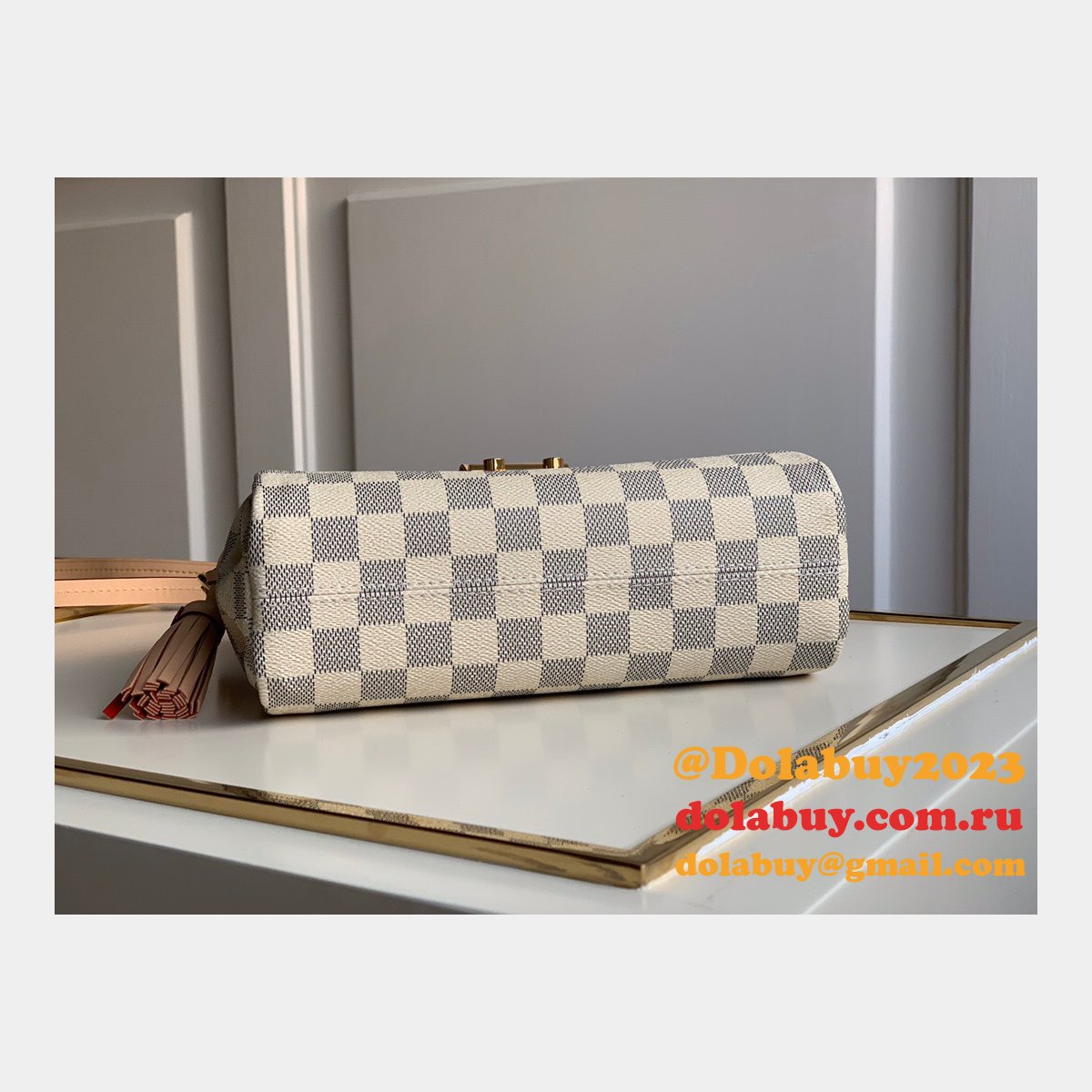 Louis Vuitton Replica N41581/N53000 Croisette Damier Azur Canvas