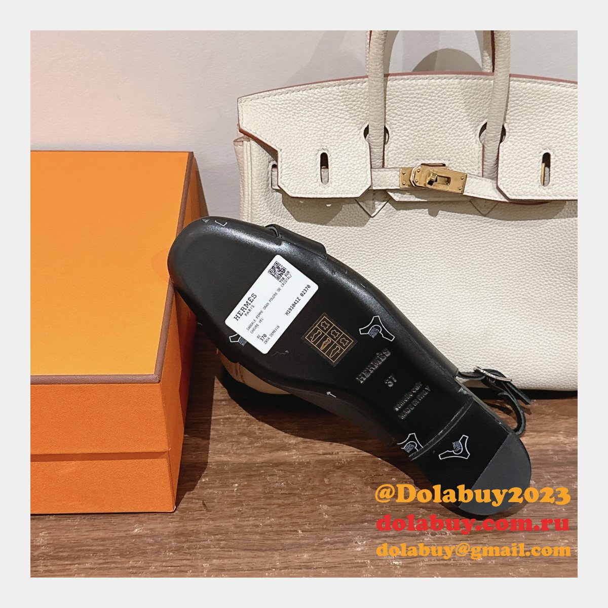 Luxury Designer hermes Innocente slingback