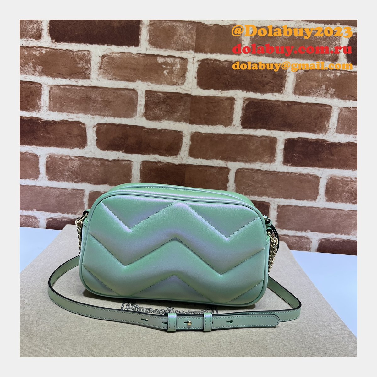 G*u*i replica gg marmont 447632 matelassé shoulder bag