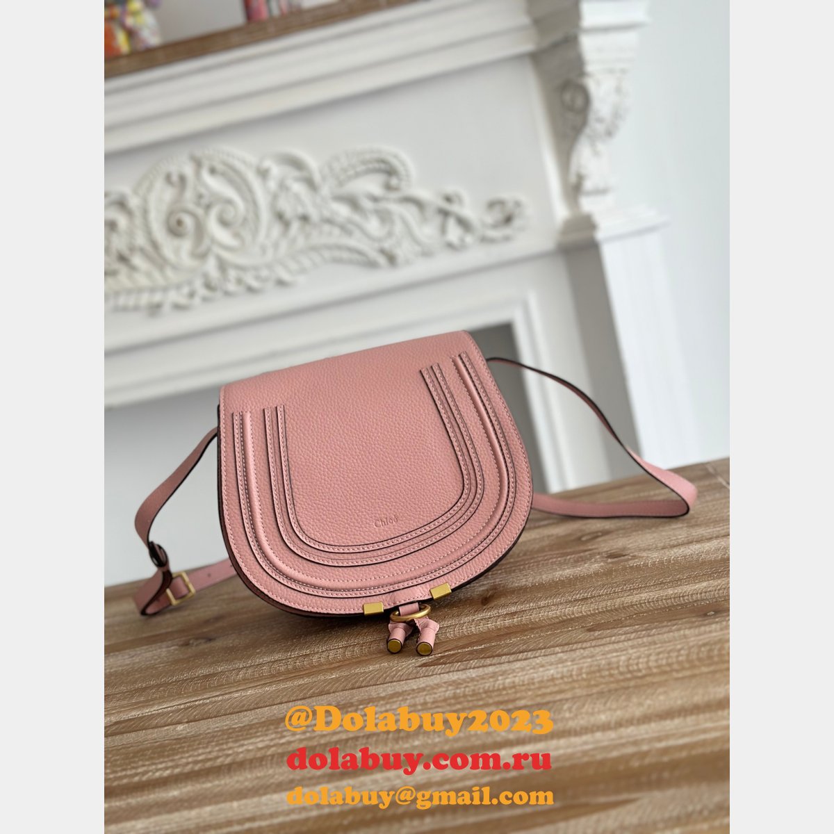 Top Quality Luxury Chloe Marcie Cowhide Handbag