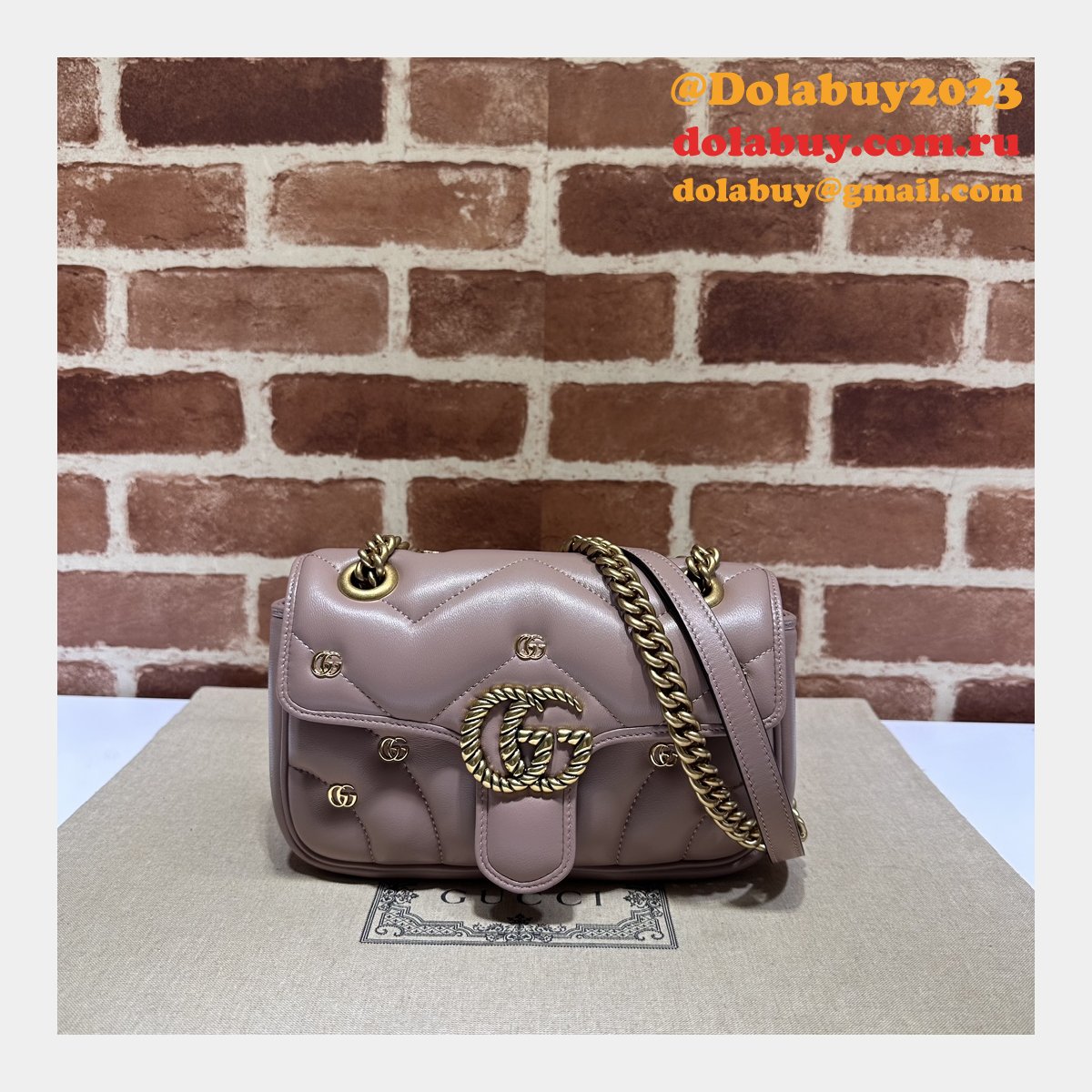 gg marmont matelassé 446744 wholesale G*u*i replicas bag