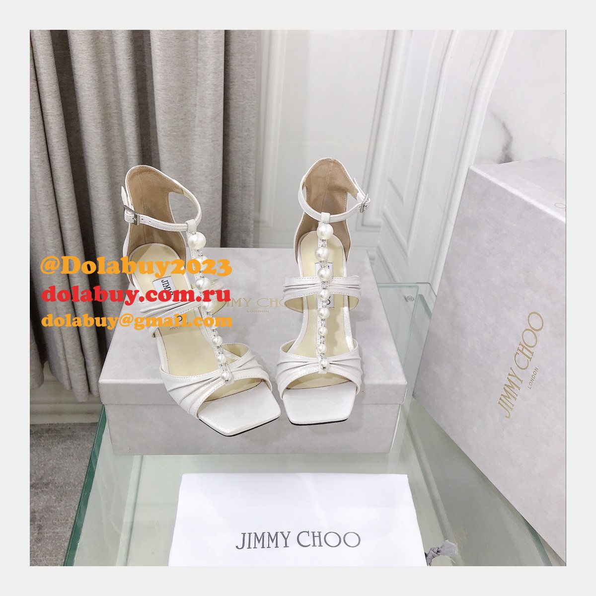 Suede Sandals Aura 95 Fake Jimmy Choo Heel: 8.5 cm Shoes
