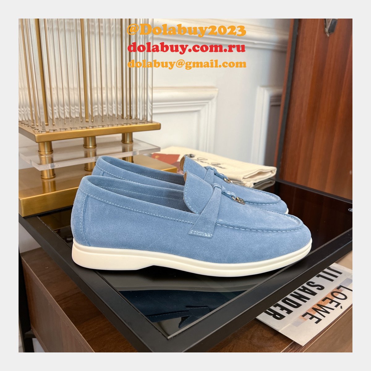 First Copy Loro Piana Replica 2023 Retro Casual Shoes