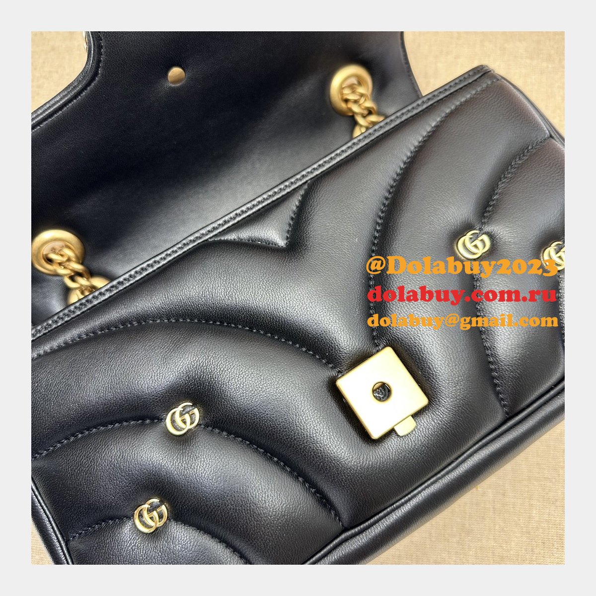 matelassé copy 443497 G*u*i gg marmont small replicas bag