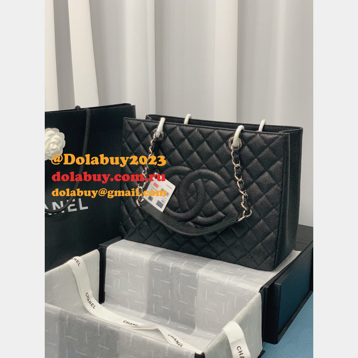 Best classic  CC 50995 shopping bag CAVIAR leather