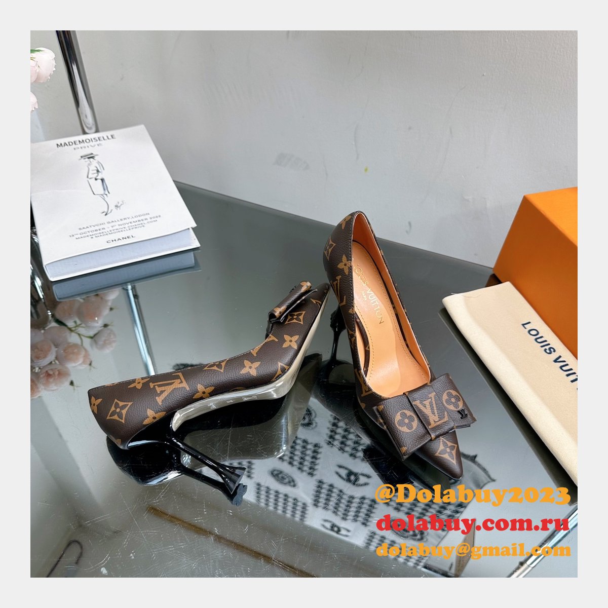 Perfect Replica High Heel Pumps Louis Vuitton Shoes