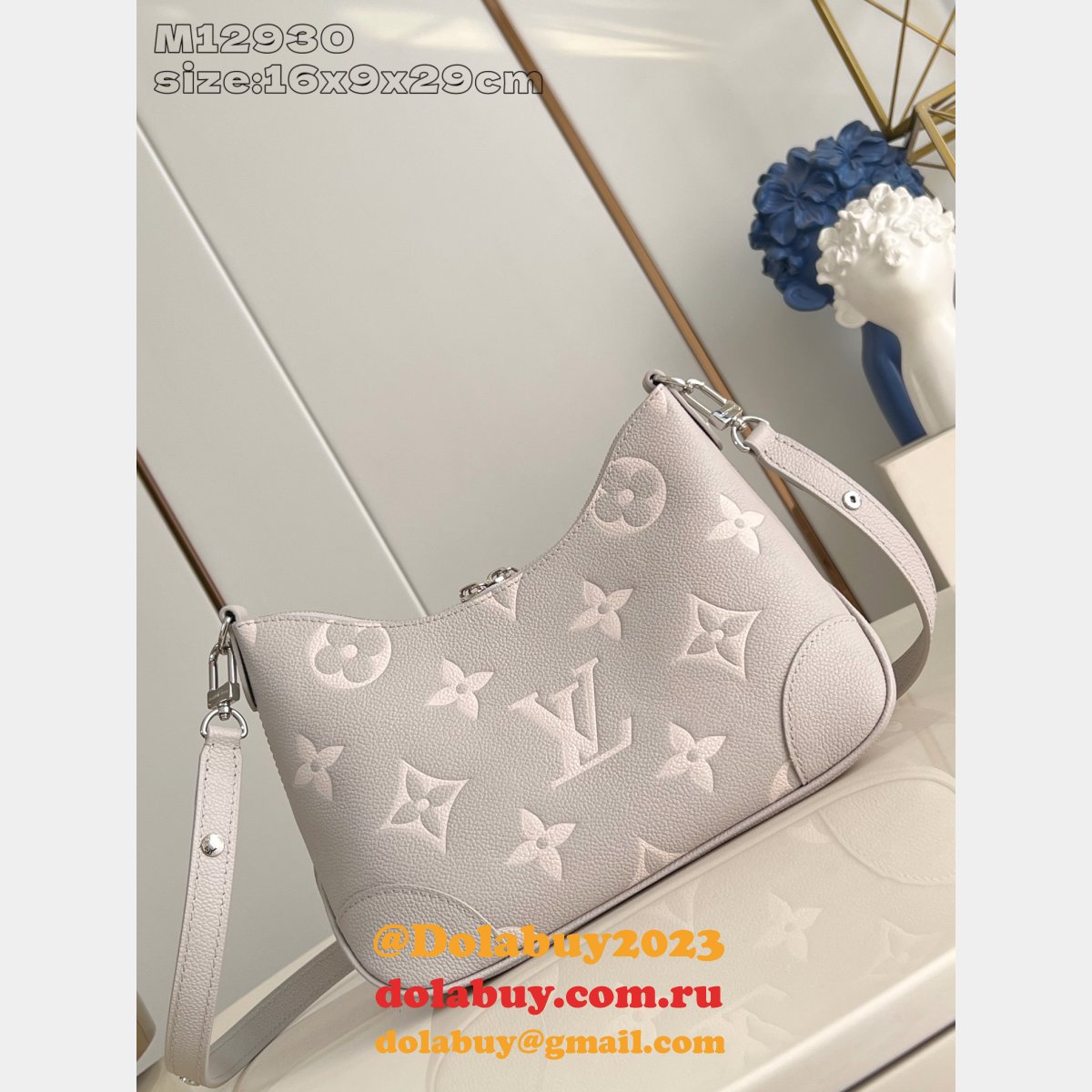 Louis Vuitton Bicolor Monogram Empreinte Boulogne M12930 Bag