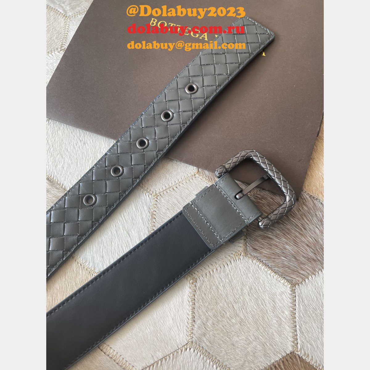 duplicate fashion b0tte*a Ven*ta replica belt 40mm