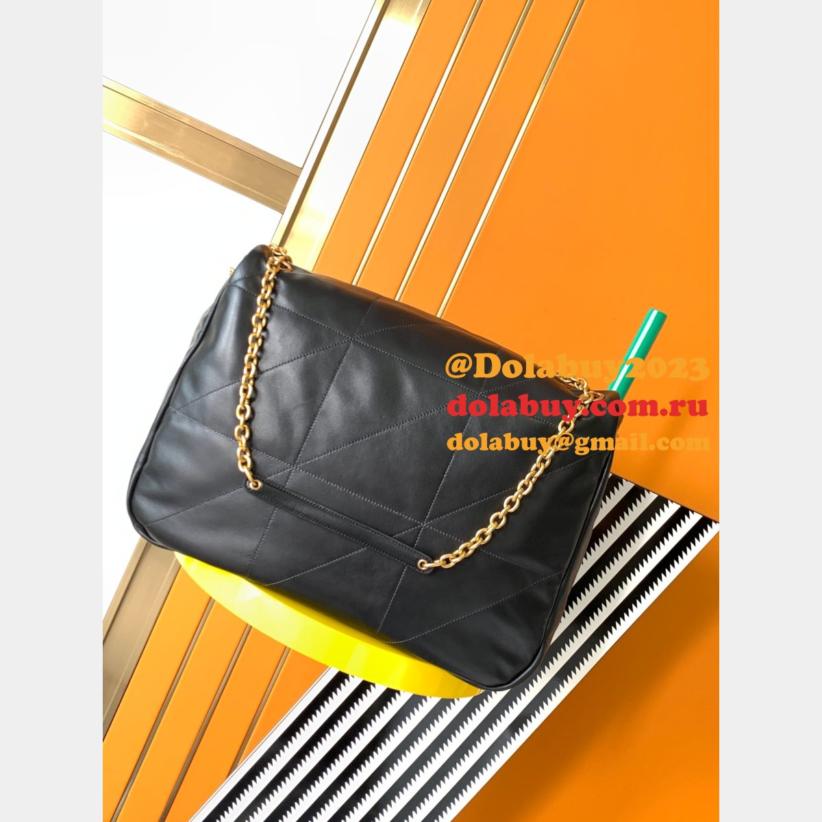 Top Quality Replica Saint Laurent Jamie 742431 Black Tote Bag