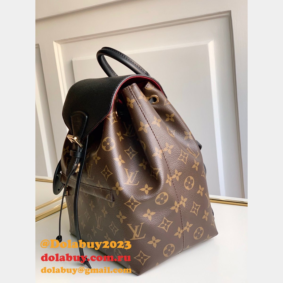 Louis Vuitton Replicas Montsouris PM Monogram M45515 BLACK