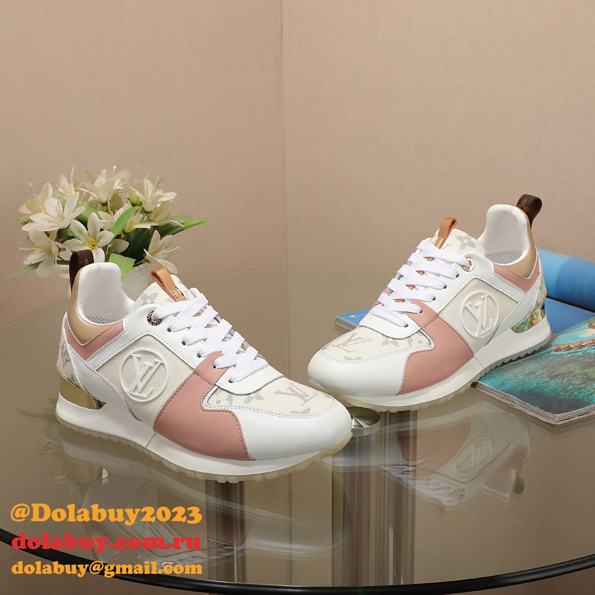 Inspired Louis Vuittons Cheap Run Away Monogram Replica Sports Shoes