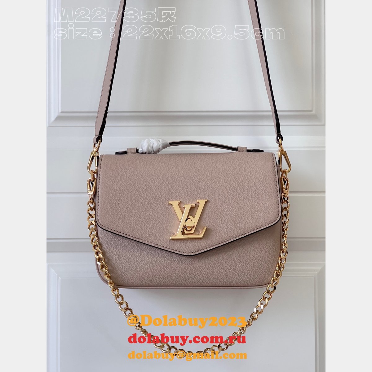 Luxuryin Focuses Oxford Lockme Louis Vuitton Replica M22735 Bag