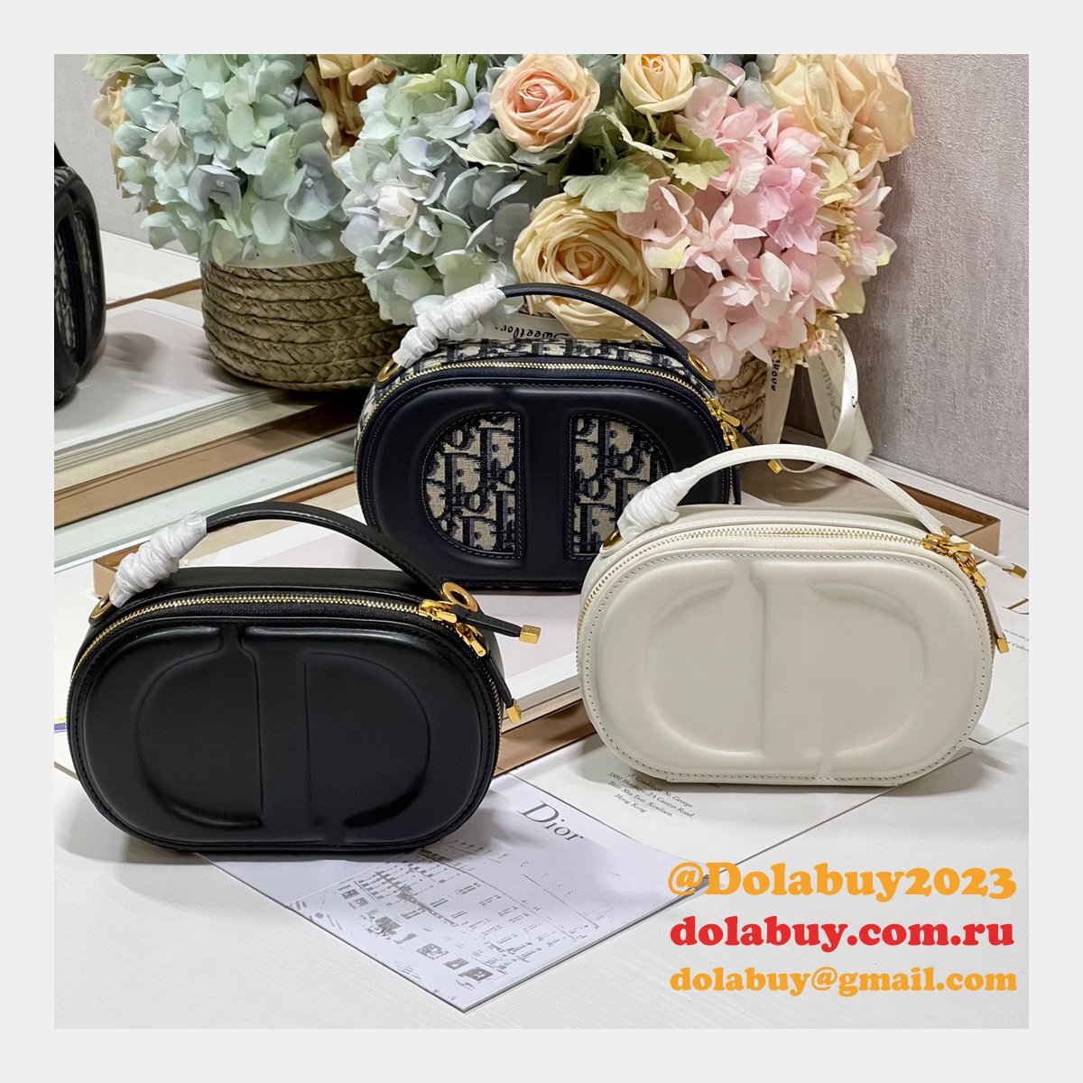 Buy Cheap Replica Dior 1293 Bobby Ophidia CD Signature Bag